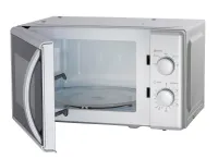 Preview: PKM MW700-20 UB2 Mikrowelle 700 Watt Unterbau / Freistehend silber 20 Liter